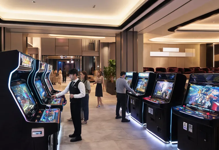 Cinema and resort arcade zone