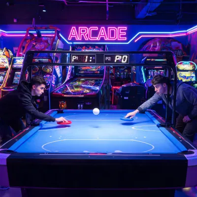 air hockey table